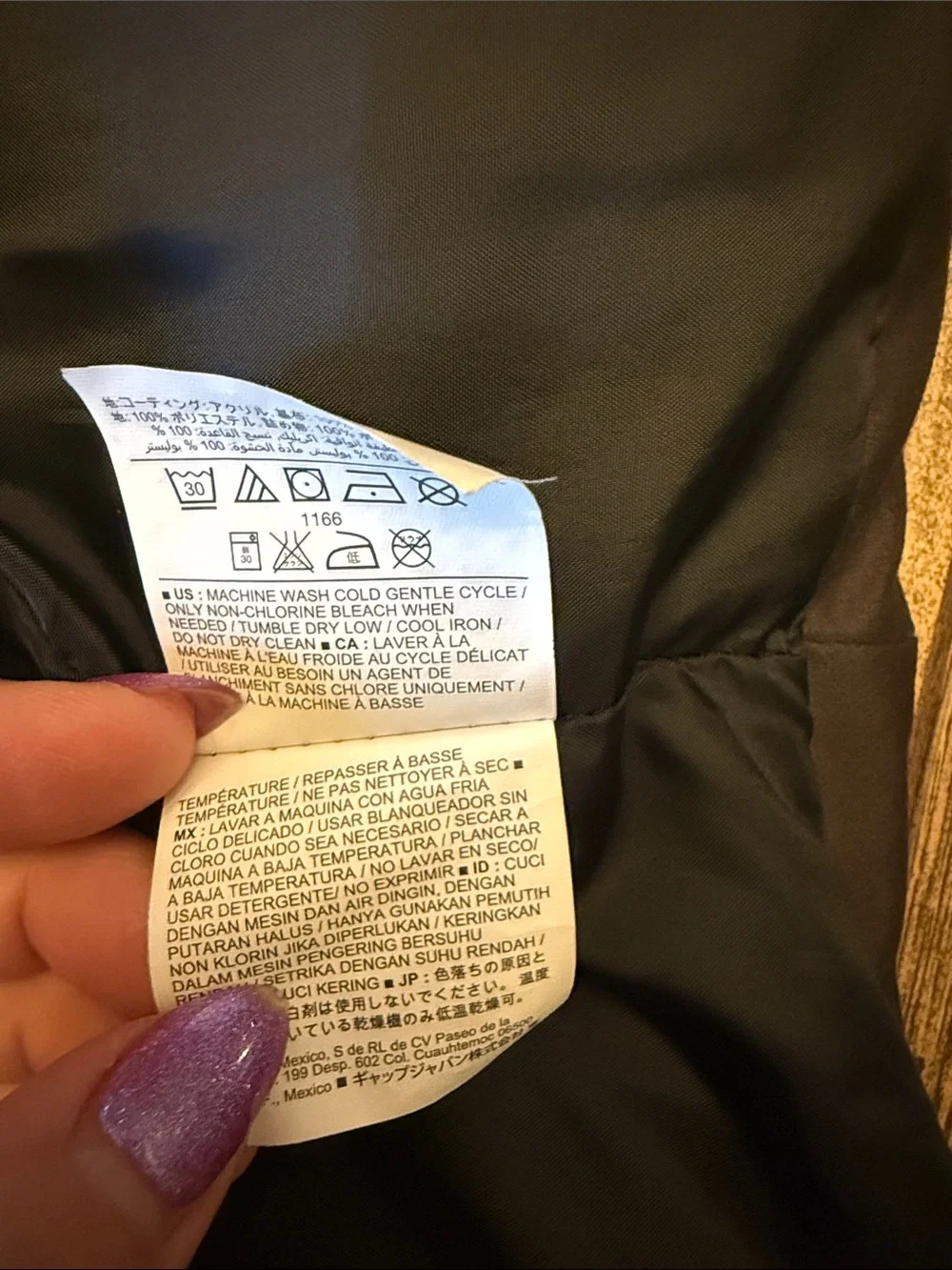 Old Navy Black and Light Gray Puffer Vest for Kids